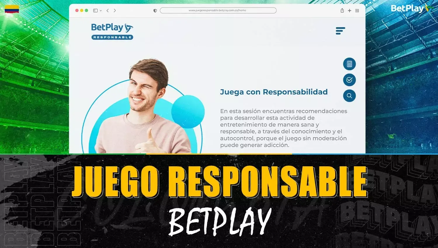 Sobre el juego responsable en la plataforma Betplay Colombia